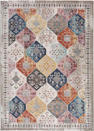 Atticgo Alfombra vintage multicolor 120x170 cm