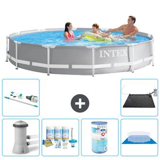 Intex Piscina Prism Frame Redonda - 366x76 Cm - 8-piezas S32111