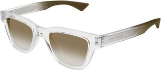 Saint Laurent Jacques Zonnebril - unisex - Accessoires - Grijs - Maat: 47 MM Nylon