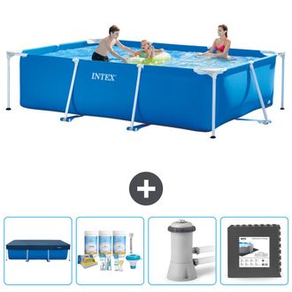 Intex Piscina Con Estructura Rectangular - 300x200x75 Cm - 7-piezas Scb3