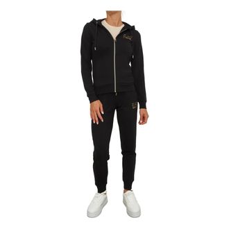 Emporio Armani Training Sets, female, Black, Size: XS Tuta Sportiva