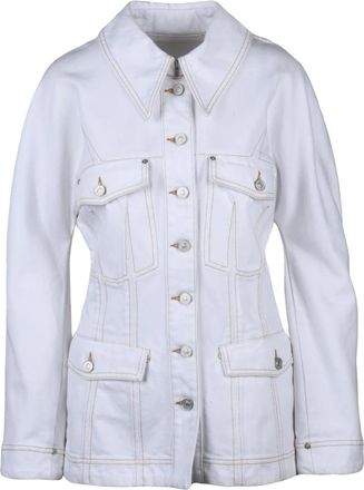 Givenchy Denim Jacket - Dames - Spijkerjassen - Wit - S - Denim - Jassen