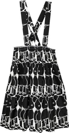 Comme Des Gar&ccedil;ons Gonna con stampa Bearbrick - Nero