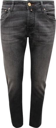 Jacob Cohen Slim-fit Jeans, male, Gray, Size: W38 Nick Slim Trousers