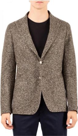 Tagliatore Single-breasted Blazer - Heren - Blazers - Groen - L - Wol - Jassen