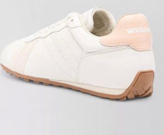 Woolrich seta low top sneakers contrast heel rubber