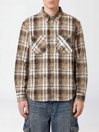 Barrow Camicia a quadri in cotone con logo posteriore stampato