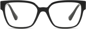 Versace VE3329BGB1 Square Frame Eyeglasses - Black