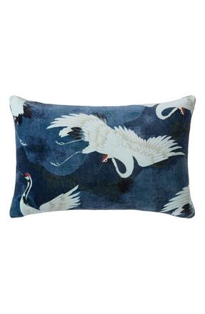 Sunday Citizen Small Crane In The Clouds Accent Pillow in Baritone Blue at Nordstrom