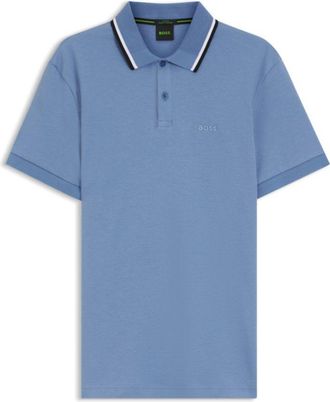 BOSS Paddy slim-fit polo shirt in interlock cotton
