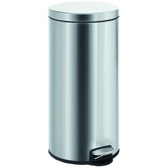 Vigor Cubo De Basura Con Pedal Vigor, Inox, 30 Litros, 29x65 Cm De Alto