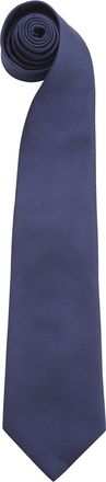 Premier Heren Kleuren Gewone mode / Business Tie (Pakket van 2) (Marine)