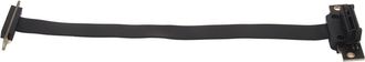 OEM Cables Flexibles Para Chasis De 1u/2u, Compatibles Con Adaptadores De Expansi&oacute;n Pci Express, Dise&ntilde;o Compacto Y Fiable, Reutilizables, Conectores Pci-e