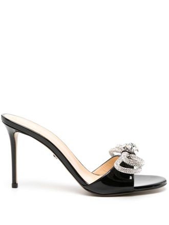 Mach & Mach Mules Double-Bow - Nero