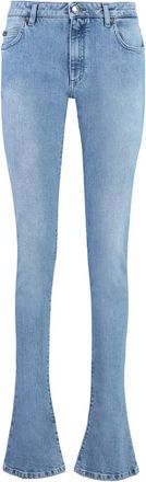 Dolce & Gabbana 5-pocket Jeans - Dames - Bootcut Jeans - Blauw - M - Katoen - Jeans