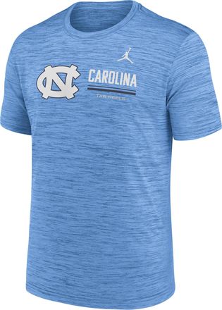 Nike Jordan Mens North Carolina Sideline Velocity Jordan Brand Dri-FIT College T-Shirt in Blue | 0JER4EYNCN-PCW