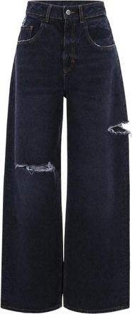 Icon Denim Los Angeles Jeans Vita Ampla Poppy - - Jeans - Donna - Nero - W24