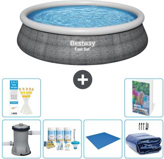 Bestway Piscina Bestway Fast Set Redonda - 457x84 Cm - 7-piezas S289