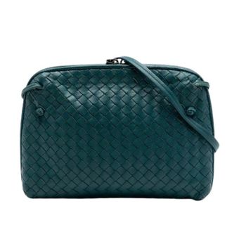 Bottega Veneta Pre-owned Cross Body Bags, female, Blue, Size: ONE SIZE Pre-owned Nodini Crossbody Bag
