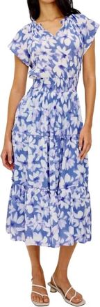 Rails Amellia Midi Dress In Blue Amaranth