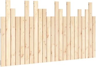 vidaXL Wall Headboard 146.5x3x80 cm Solid Wood Pine Vidaxl