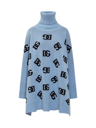 Dolce & Gabbana Poncho With Dg Logo