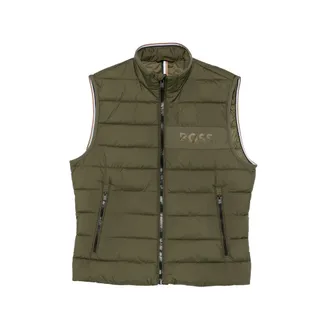 HUGO BOSS Quilted Logo-print Gilet