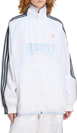 adidas Originals Teamgeist 2.0 Woven Track Jacket in White at Nordstrom, Size X-Large