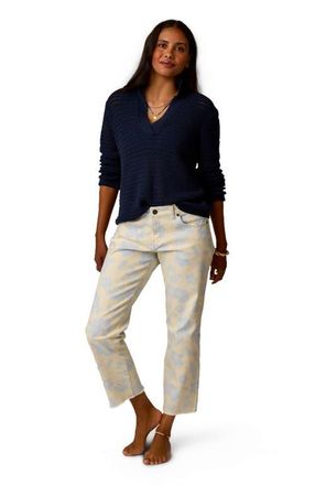 Carve Designs Austin Crop Jean in Ecru Kokomo at Nordstrom, Size 10