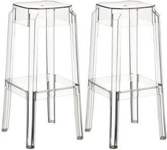 Clp Clp - Set 2x Taburete Fox Transparente
