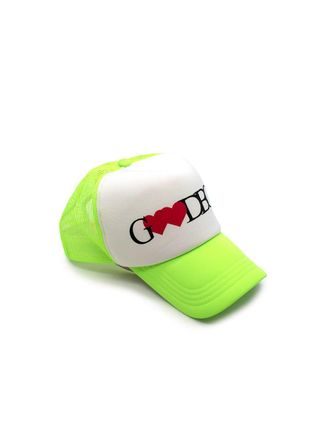 XOXOGOODBOY Valentine Logo Printed Neon Mesh Cap