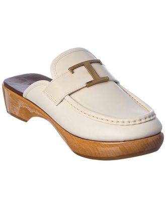 Tod's Tods Logo Leather Mule