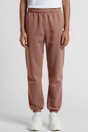 Dalix Heartly Ghost Midweight Relaxed Fleece Track Pants in Hazy Pink at Nordstrom, Size Xx-Large