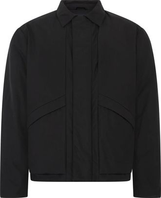 Herno Bomber met kraag - Heren - Zomerjassen - Zwart - L - Polyester - Jassen