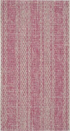 Safavieh Alfombra contempor&aacute;neo de polipropileno gris/rosa, 122 x 170 cm