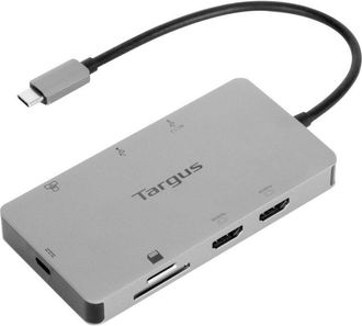 Targus Dock423eu Base Para Port&aacute;til Y Replicador De Puertos Al&aacute;mbrico Usb 3.2 Gen 1 (3.1 Gen 1) Type-c Plata