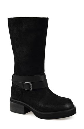 Candie's Crib Block Heel Boot in Black at Nordstrom, Size 11