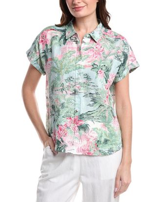 Tommy Bahama Garden Villa Linen Camp Shirt