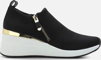 DKNY Womens Palma Wedge Trainers - Black - Size: 6.5
