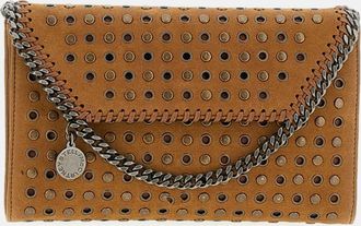 Stella McCartney Borsa Portafoglio A Tracolla In Alter Suede Con Borchie