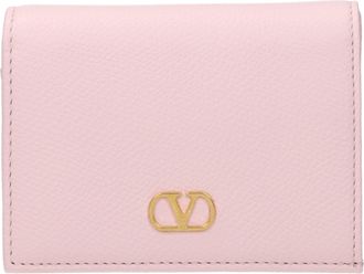 Valentino Garavani Damens Geldb&ouml;rsen Rosa/Quarzleder