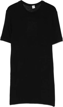 Toteme T-shirt met ronde hals - Zwart