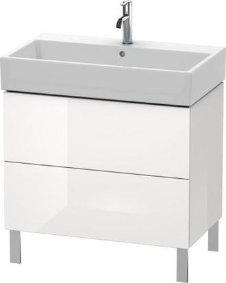 Duravit Unidad De Lavabo Duravit L-cube De Pie 78,4 X 45,9 Cm, 2 Extra&iacute;bles, Para Vero Air 235080, Color: Decoraci&oacute;n Pino Plata - Lc677703131