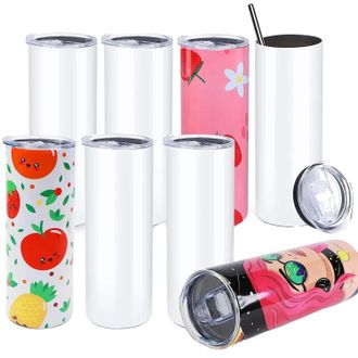 OEM Vasos Para Sublimaci&oacute;n, Capacidad De 20 Oz, Kit Completo Para Bricolaje, 8 Piezas, 20 Oz