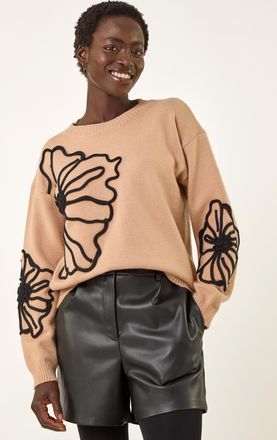 Roman Cornelli Floral Knit Jumper