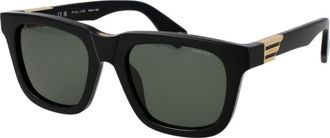 Police Zwarte Cellulose Acetate Zonnebril