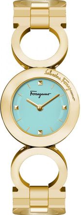 Ferragamo Womens SFYA01624 Ladies Gancino Watch - Gold - One Size