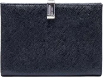 Prada Pre-owned Vintage Portemonnee - Dames - Vintage Accessoires - Zwart - ONE Size - Leer - Vintage