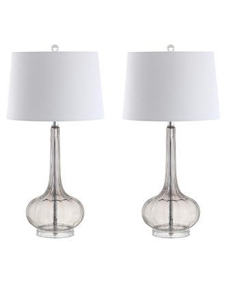 Jonathan Y Designs Jonathan Y Designs Set Of 2 Bette 28.5In Glass Teardrop Table Lamps