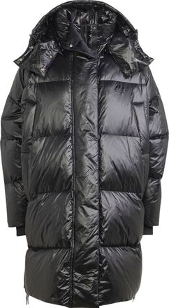 adidas (WMNS) adidas Puffed Long Jacket Black IR7119